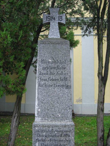 Kriegerdenkmal in Prützke